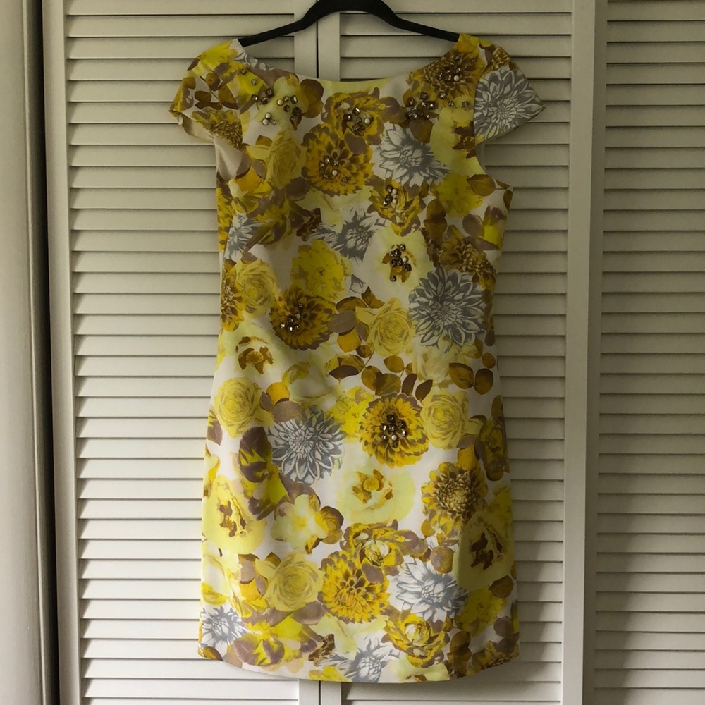 Jeweled Floral Sheath